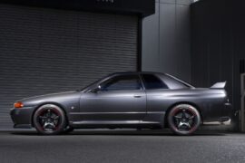 GT-R R32 ホイール:18×9.5J +12 5H114 タイヤ:DUNLOP SP SPORT MAXX 255/35R18