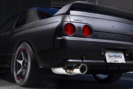 GT-R R32 ホイール:18×9.5J +12 5H114 タイヤ:DUNLOP SP SPORT MAXX 255/35R18